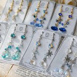 🆕雪のスワロイヤリング