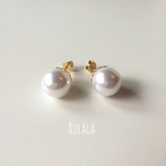 一粒パールピアス❁シンプル&ヘビロテ