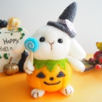 仮装で可愛くうさちゃん♪マスコット　トリックオアトリート！でハッピーハロウィン☆