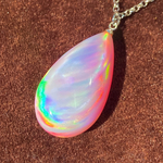 🌈京セラオパールピンク&パープルオーロラネックレス🌈