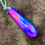 🌈ハイブリッドオパールパープルオーロラネックレス🌈