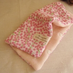 再販*ハンドメイド*8重ガーゼ大判ハンカチ*大人pinkミモザ
