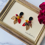 【再販】Autumn♡秋の落ち葉イヤリング/ピアス