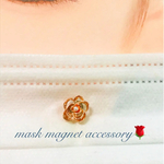 NEW‼️大人きれいめ♫カメリアフラワー❤️マスクマグネットアクセサリー数量限定‼️