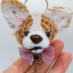 あなたのペットをリ―ル式キーホルダーに！ボーダーコリージャックちゃん
