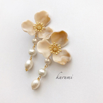 大ぶりフラワー▸▹ピアス＆イヤリング