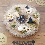 ☆ふわふわハロウィンリース☆アーティフィシャルフラワー