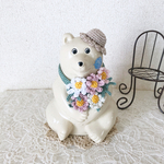 再販しろくま貯金箱 秋桜🌸セット③