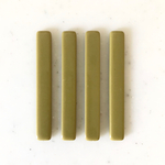 Yellow Green Long Rectangle Cabochons