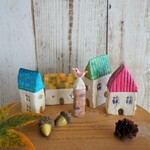 autumn stone house＜5個セット＞マゼンダバード
