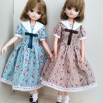 リカちゃんサイズ　ワンピース2枚セット