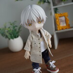 オビツ１１：ロングシャツ(生成り)