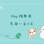 ★meg様専用☆冬用一言メモセット★