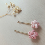 選べる♪ふんわりお花のヘアピン♡