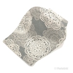 機能アップ☆秋冬立体マスク　ドイリーレーシーモチーフ柄　選べる2種類の抗菌防臭ガーゼ