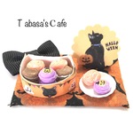 hand  made ミニチュア ドールハウス　黒猫ちゃんのハロウィン🎃セット