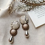 デザインパイソンピアス＊へび柄ピアス