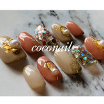 ネイルチップ秋　No.49  ニュアンスネイル