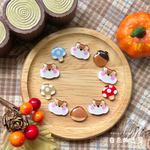 new!ぷくぷくリスさんのピアス/イヤリング