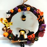 ハロウィーンリース