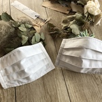 【A様専用】冷感　小花柄　コットンプリーツマスク