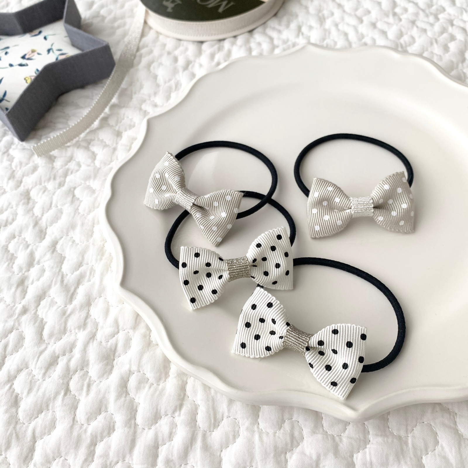 オーガンジーリボン♡ヘアゴム♡夢を見る木馬 木馬オーガンジーリボンヘアゴム - JUILLETRBN'S GALLERY