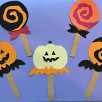 壁面飾り ハロウィン キャンディ 10本