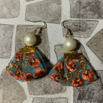 刺繍リボンピアス