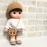メルちゃんソランちゃんサイズ　帽子・ポシェット