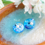 【SALE】(No.2)パールと欠片の盛り合わせ耳飾り