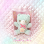 ⭐︎SALE⭐︎ケース入りミニくまちゃん♡ グリーン　ぬいぐるみ