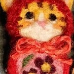 ねこリョーシカ ブローチ＊   
