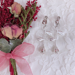 一輪の薔薇ピアス/イヤリング