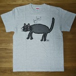 【メンズ・レディース】【ご予約受付中】「スガネコに乗ったインコはん（ブラック）」Tシャツ 【 サイズ×カラーを選べるオーダーメイド Tシャツ】
