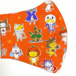 【選べるサイズ･送料無料】 立体マスク(ハロウィン🎃猫とウサギ)