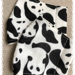 パンダ柄　Wガーゼマスク　大人用　子供用　【送料無料】