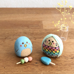 いつも仲良し  アマビエくんとペンギンくん