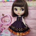 【再販ありません】リカちゃん☆ブライス☆ハロウィンワンピ