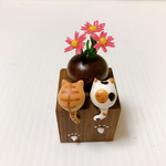 秋桜とねこ