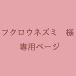 フクロウネズミ様　専用ページ