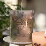 秋色アジサイ のボタニカルキャンドル 
