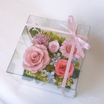 *5月末まで10％off　フレームアレンジ　ピンク系　＊こんな時こそお花を＊