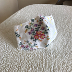 イタリア製リネン刺繍生地の立体マスク(涼感ガーゼ仕様)Y