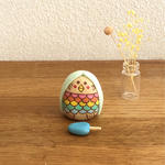 アイスが大好き　アマビエくん　ライトブルー