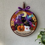 【きめこみ・パッチワーク】オーナメント・ハロウィン　フレンズ