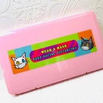 猫さんマスクケース☆カラフルポップアート