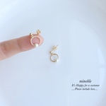 new▷simple mini pearlring ピアス/ノンホールイヤリング＊受注製作＊