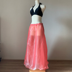 薔薇色のオーガンジースカート☆ベリーダンス 