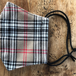 ＊秋冬マスク＊ タータンチェック　ブラウン