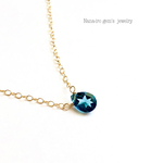 14kgf Londonbluetopaz necklace